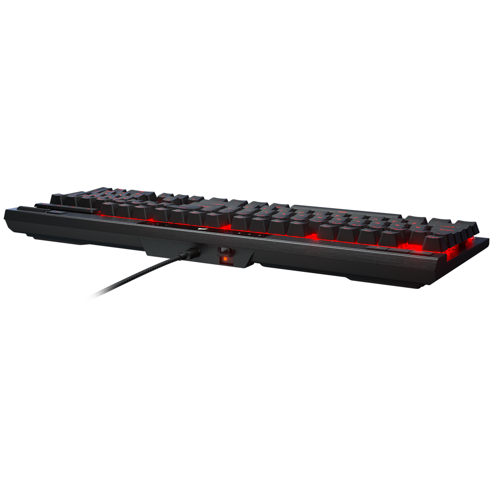 A large main feature product image of Corsair K70 RGB PRO Optical-Mechanical Gaming Keyboard (OPX Switch) - Black PBT