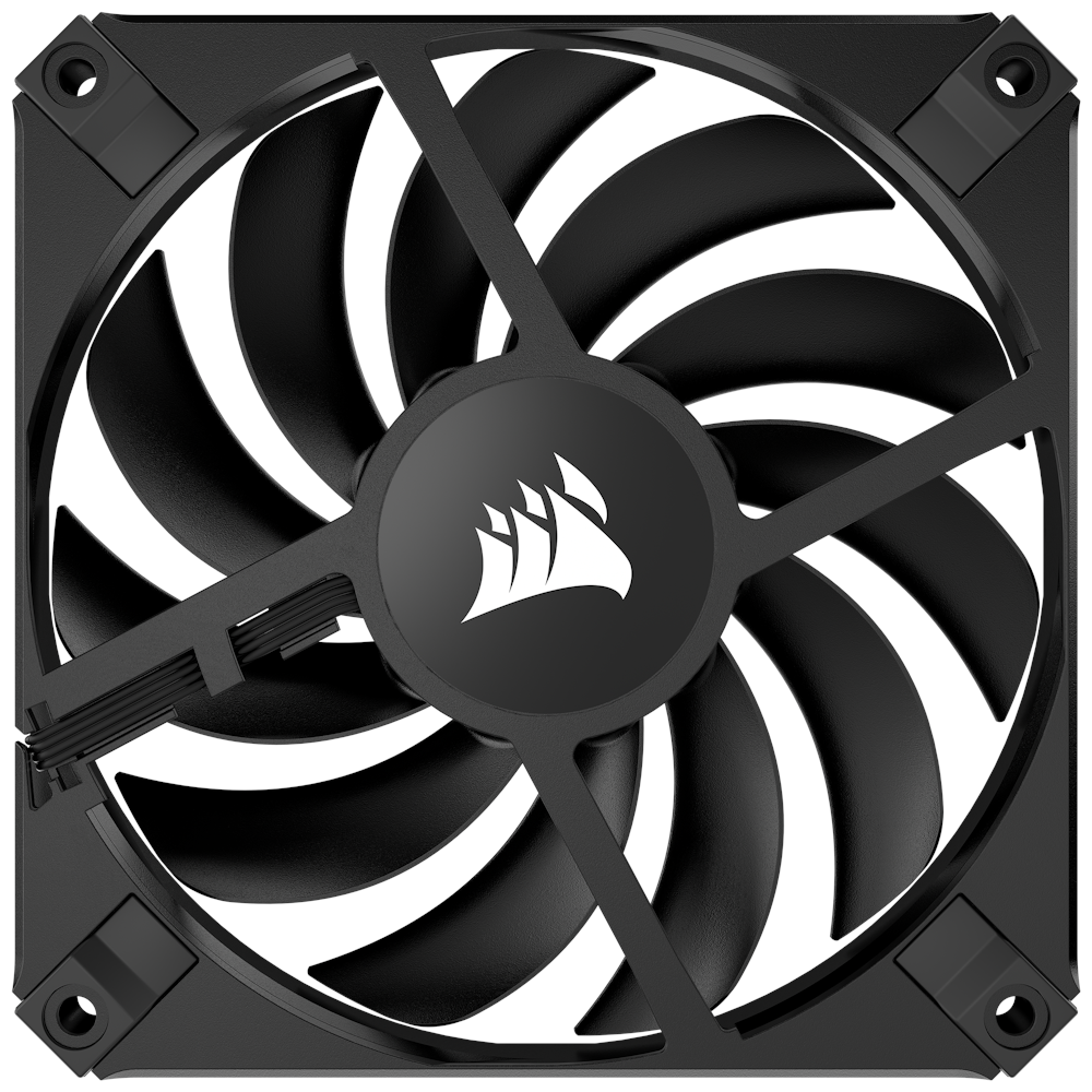 A large main feature product image of Corsair AF120 SLIM 120mm PWM Fluid Dynamic Bearing Fan - Black