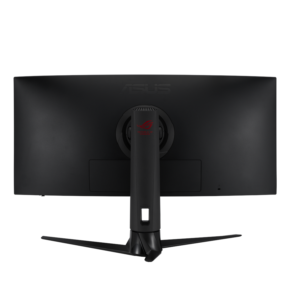 A large main feature product image of ASUS ROG Strix XG349C 34" Curved UWQHD Ultrawide 180Hz IPS Monitor