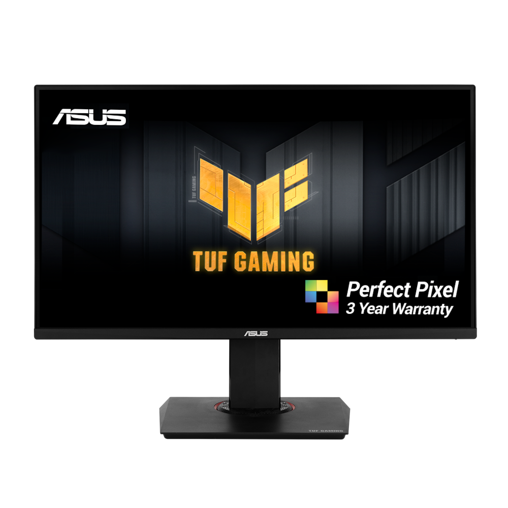 A large main feature product image of ASUS TUF VG289Q 28" UHD 60Hz IPS Monitor
