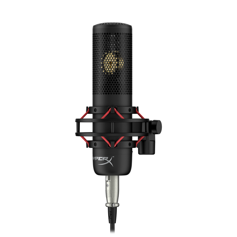 A large main feature product image of HyperX ProCast - XLR Condenser Microphone