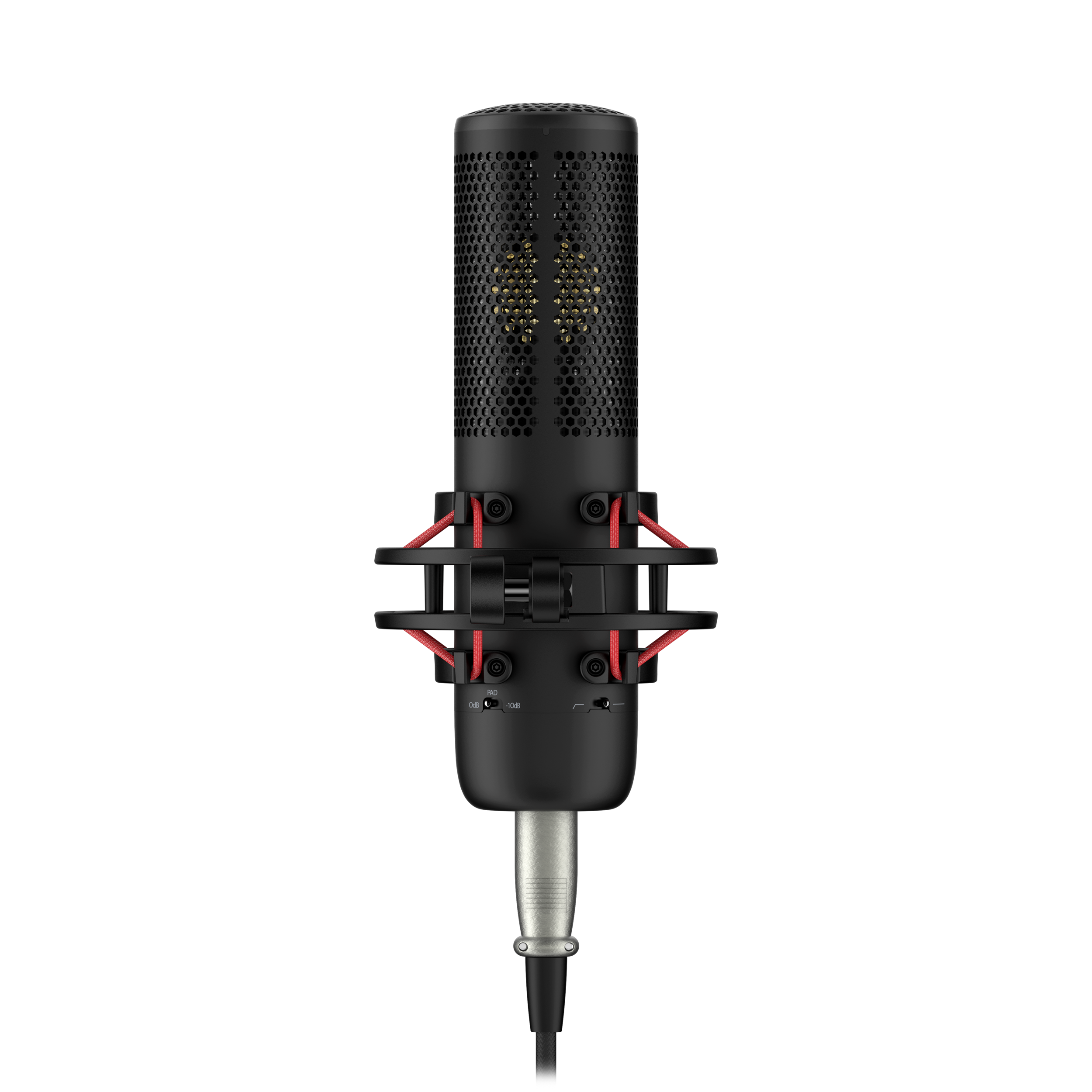 A large main feature product image of HyperX ProCast - XLR Condenser Microphone