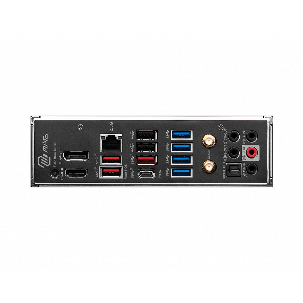 A large main feature product image of MSI MAG B650 Tomahawk WiFi AM5 ATX Desktop Motherboard