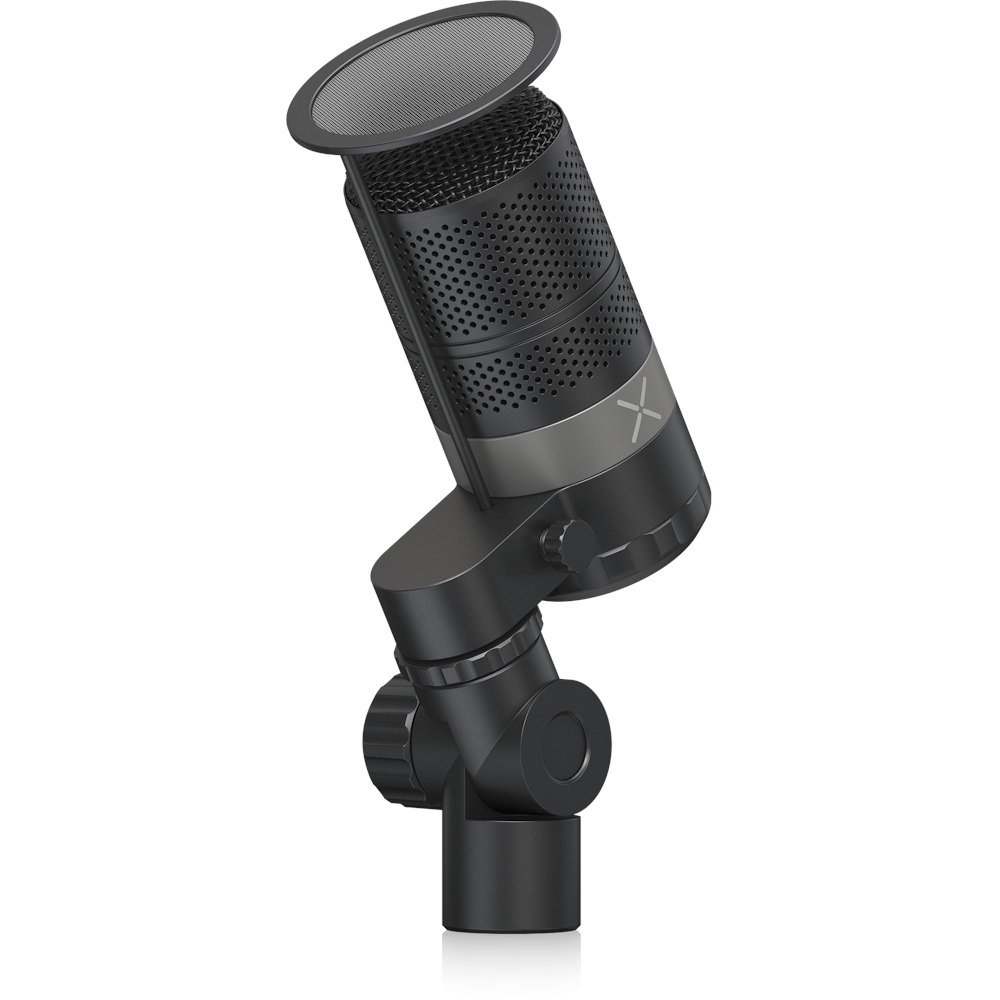 A large main feature product image of TC Helicon GoXLR MIC Dynamic Broadcast Microphone with Integrated Pop Filter - Black
