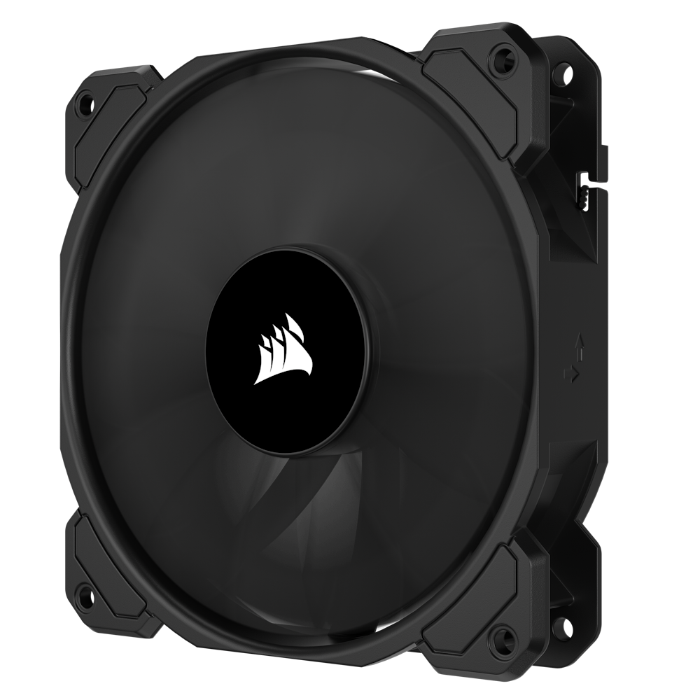 A large main feature product image of Corsair SP120 Elite 120mm Performance PWM Fan