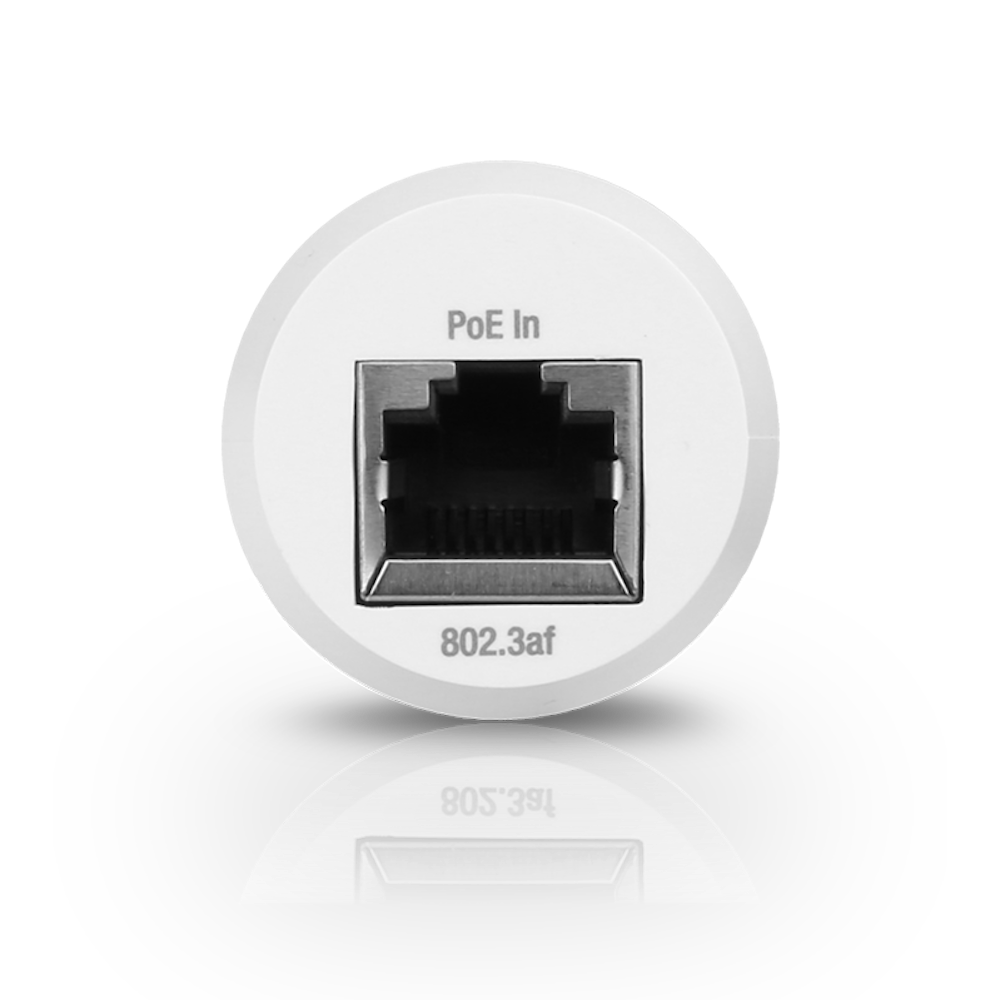 A large main feature product image of Ubiquiti Instant POE to USB Adapter