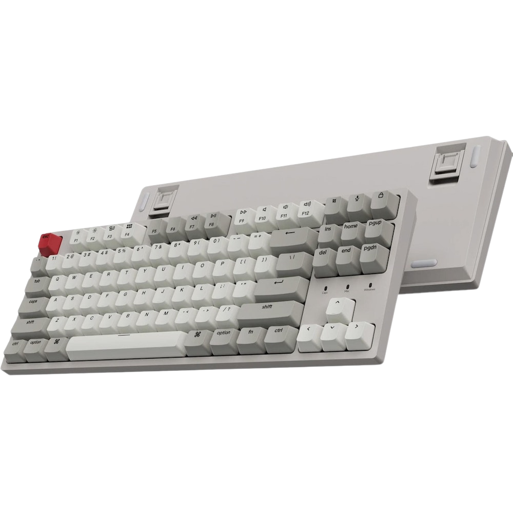 Keychron C1 TKL Mechanical Keyboard - Retro Grey (Red Switch)