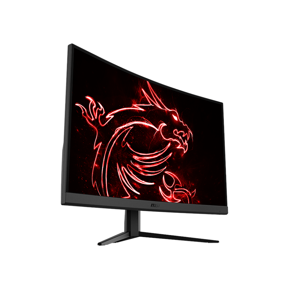 A large main feature product image of MSI G32C4-E2 31.5" Curved FHD 170Hz VA Monitor
