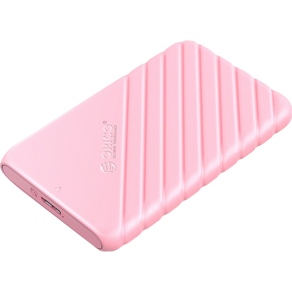 ORICO 2.5" SATA HDD/SSD USB3.0 Enclosure - Micro-B - Pink