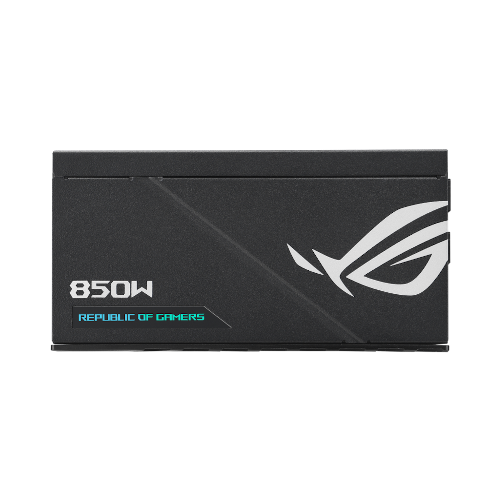 A large main feature product image of ASUS ROG Loki 850W Platinum PCIe 5.0 SFX-L Modular PSU