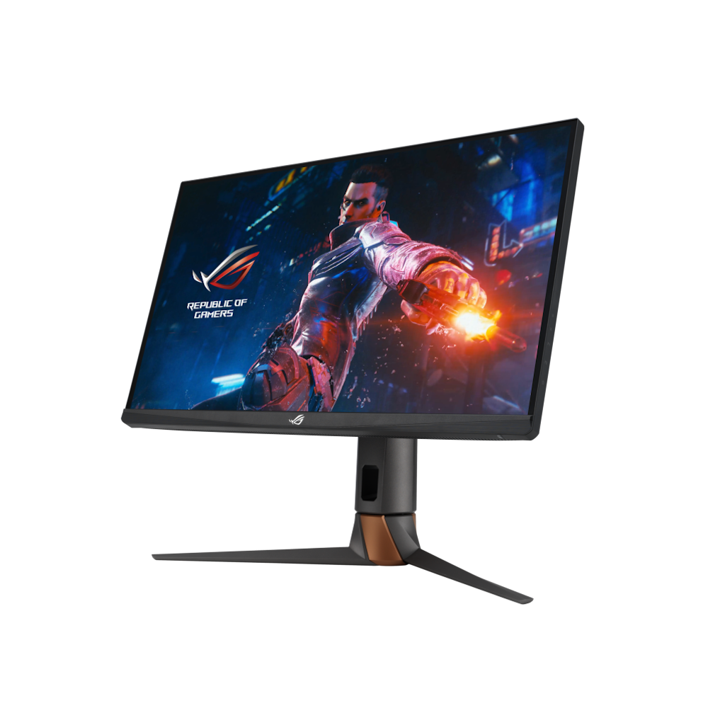 A large main feature product image of ASUS ROG Swift PG27AQN 27" 1440p 360Hz IPS Monitor