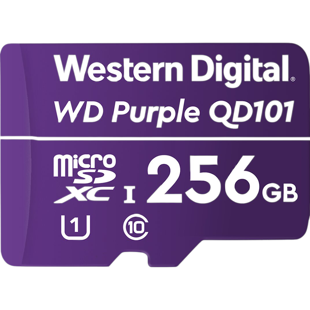 WD Purple Surveillance microSD Card - 256GB