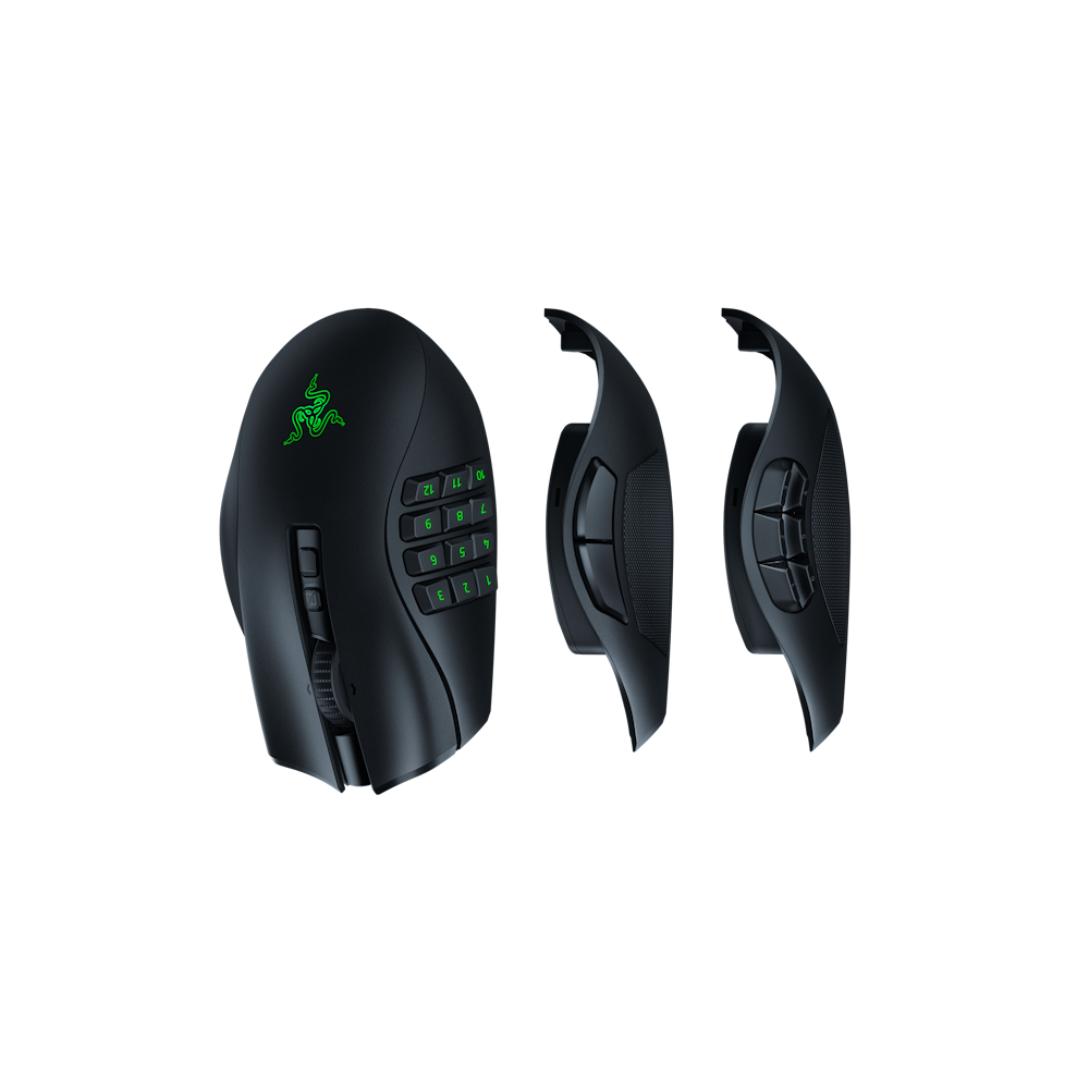 A large main feature product image of Razer Naga V2 Pro - Wireless Gaming Mouse