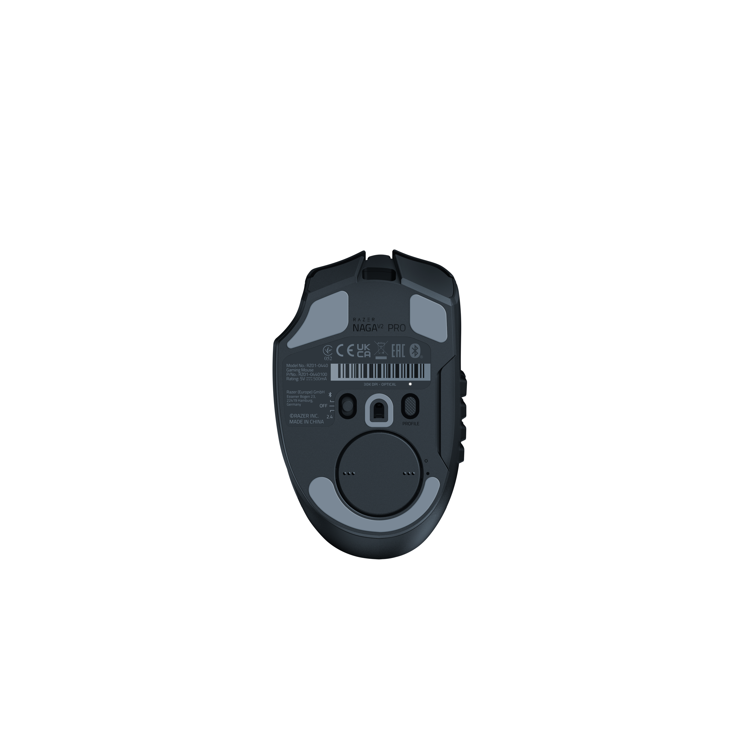 A large main feature product image of Razer Naga V2 Pro - Wireless Gaming Mouse