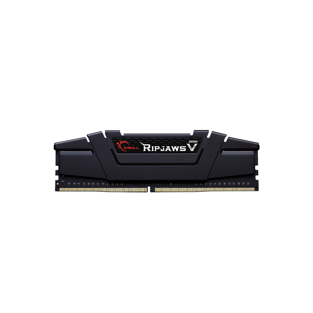 A large main feature product image of G.Skill 16GB Kit (2x8GB) DDR4 Ripjaws V C16 3600Mhz -  Black