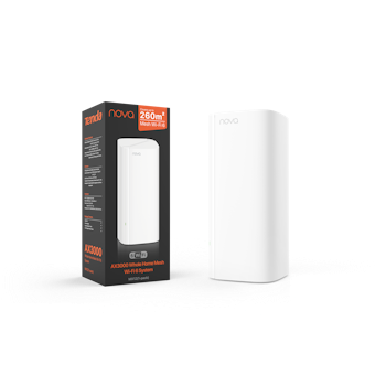 Product image of Tenda nova MX12 AX3000 Whole Home Mesh Wi-Fi 6 System - 1 Pack - Click for product page of Tenda nova MX12 AX3000 Whole Home Mesh Wi-Fi 6 System - 1 Pack