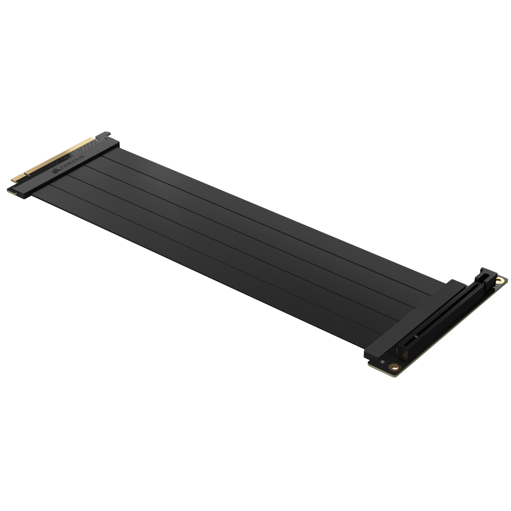 A large main feature product image of Corsair Premium 300mm PCIe 4.0 x16 Extension Cable