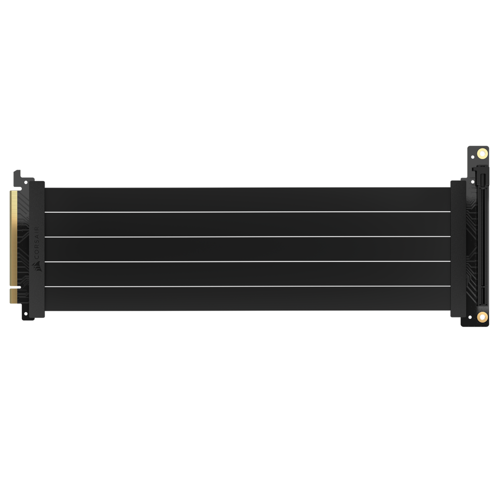 A large main feature product image of Corsair Premium 300mm PCIe 4.0 x16 Extension Cable