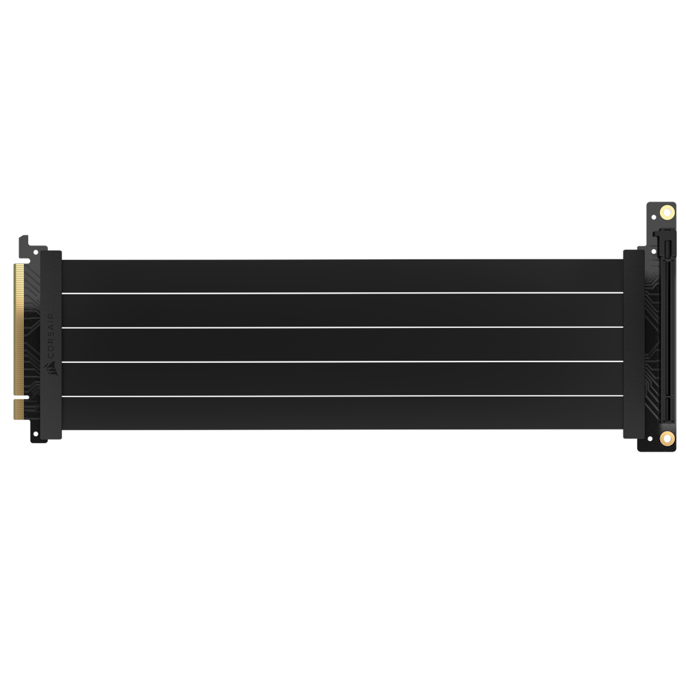 A large main feature product image of Corsair Premium 300mm PCIe 4.0 x16 Extension Cable