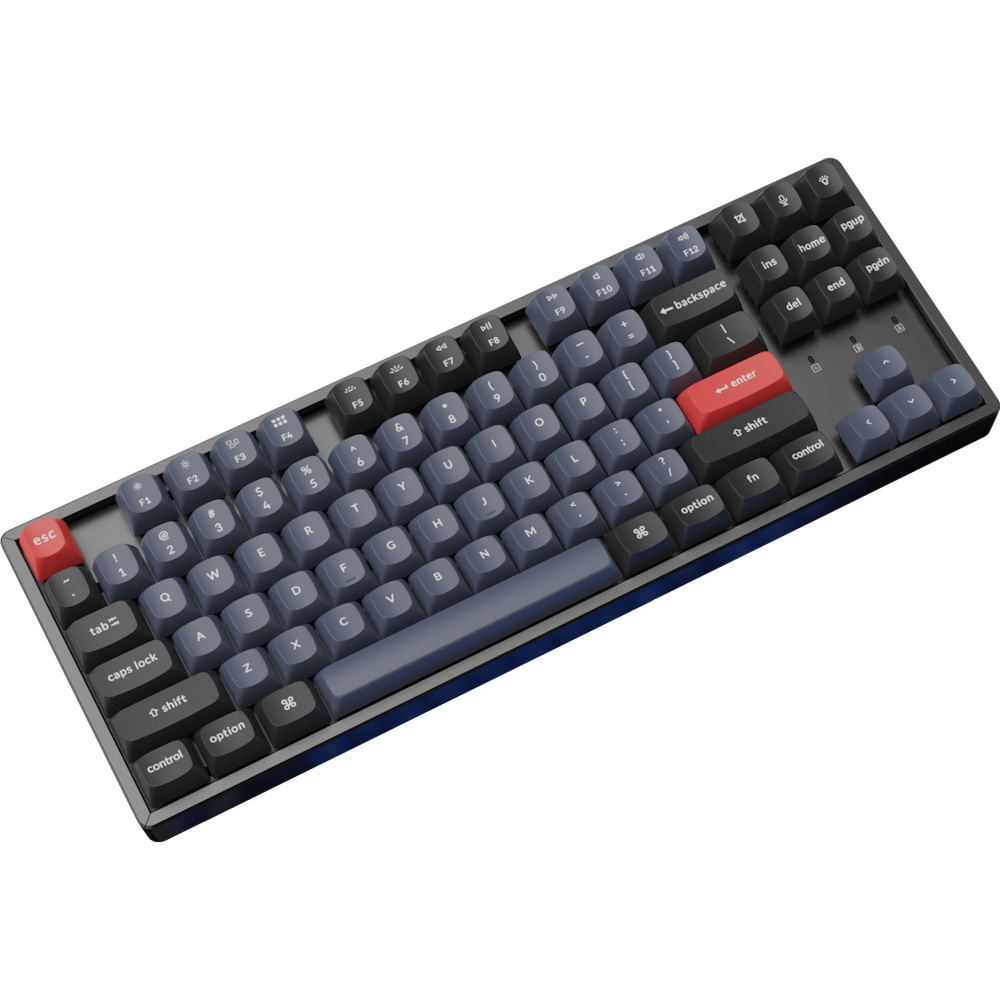 A large main feature product image of Keychron K8 Pro TKL RGB Wireless Mechanical Keyboard (Red Switch)