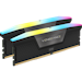 A product image of Corsair 64GB Kit (2x32GB) DDR5 Vengeance RGB C40 6000MT/s - Black