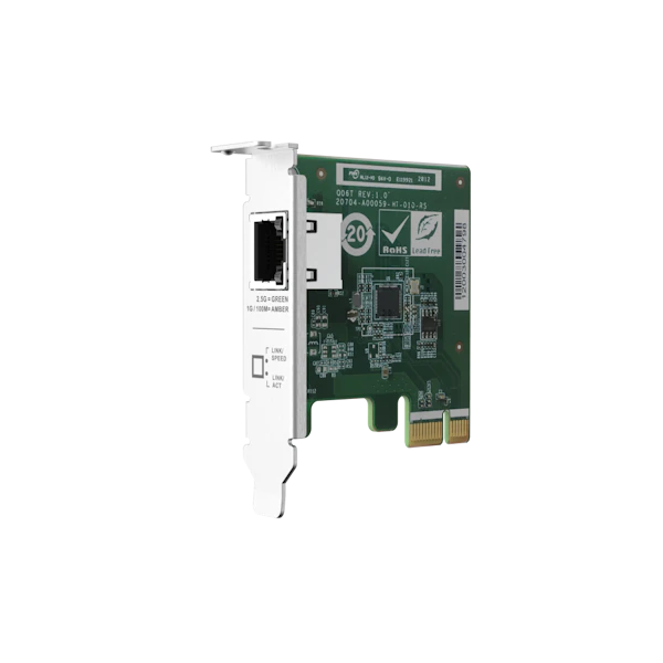 QNAP QXG-2G1T-I225 Single Port 2.5GbE Network Card | PLE Computers