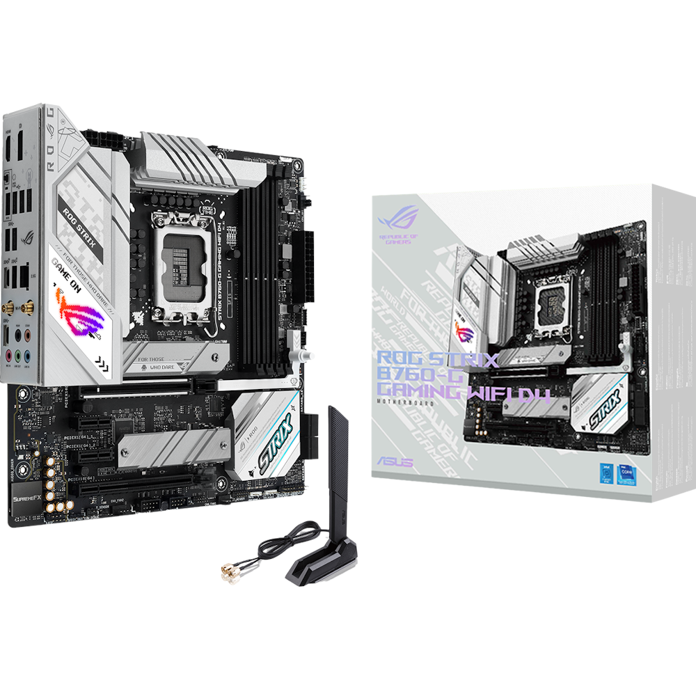 ASUS ROG Strix B760-G Gaming WiFi D4 LGA1700 DDR4 mATX Desktop Motherboard
