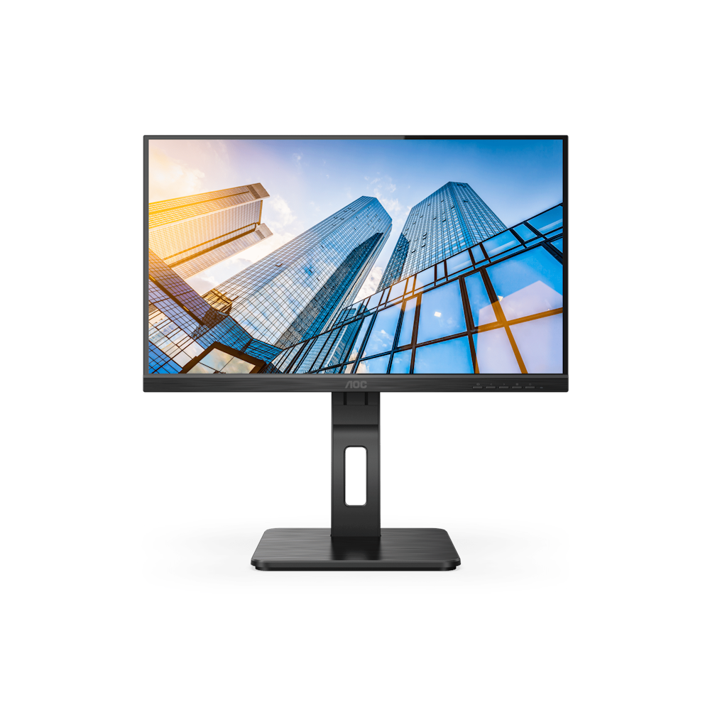 A large main feature product image of AOC 24P2Q 23.8" FHD 75Hz IPS Monitor