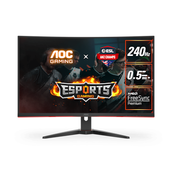 Product image of AOC Gaming C32G2ZE - 32" Curved FHD 240Hz VA Monitor - Click for product page of AOC Gaming C32G2ZE - 32" Curved FHD 240Hz VA Monitor