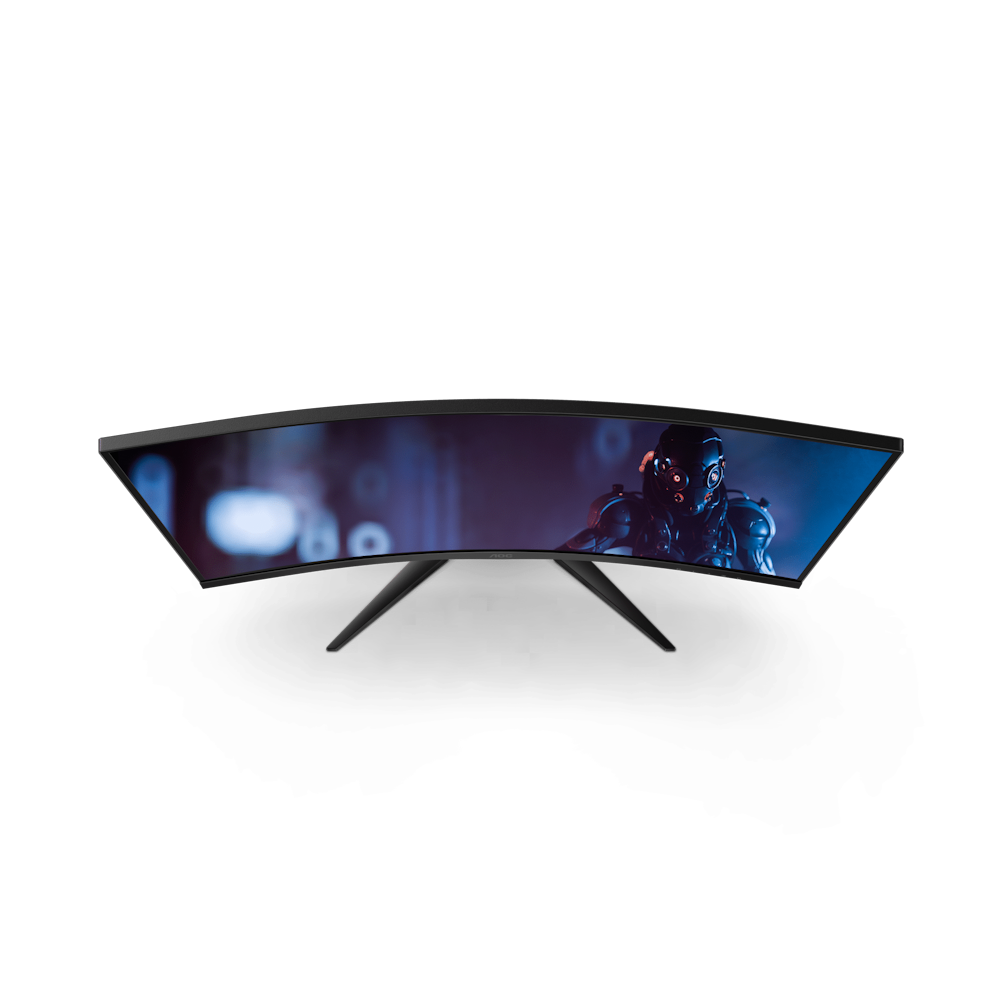 A large main feature product image of AOC Gaming C32G2ZE - 32" Curved 1080p 240Hz VA Monitor