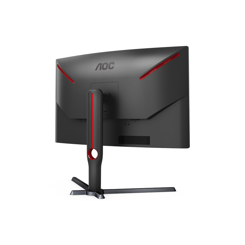 A large main feature product image of AOC Gaming CQ27G3S - 27" Curved QHD 165Hz VA Monitor