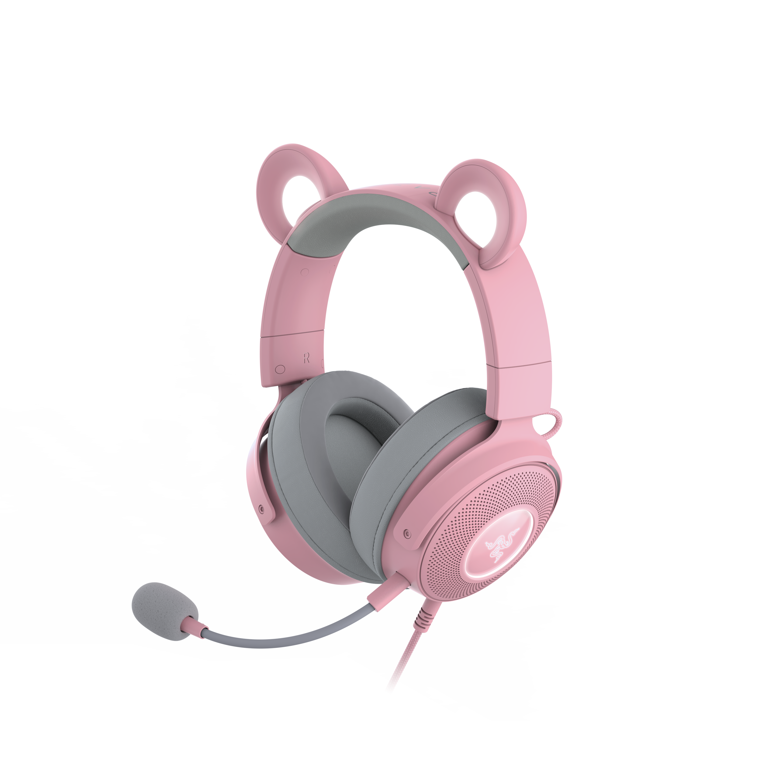 Kraken V2 Pro Razer Pink Cat Ear Headphones Razer Kraken Kitty V2