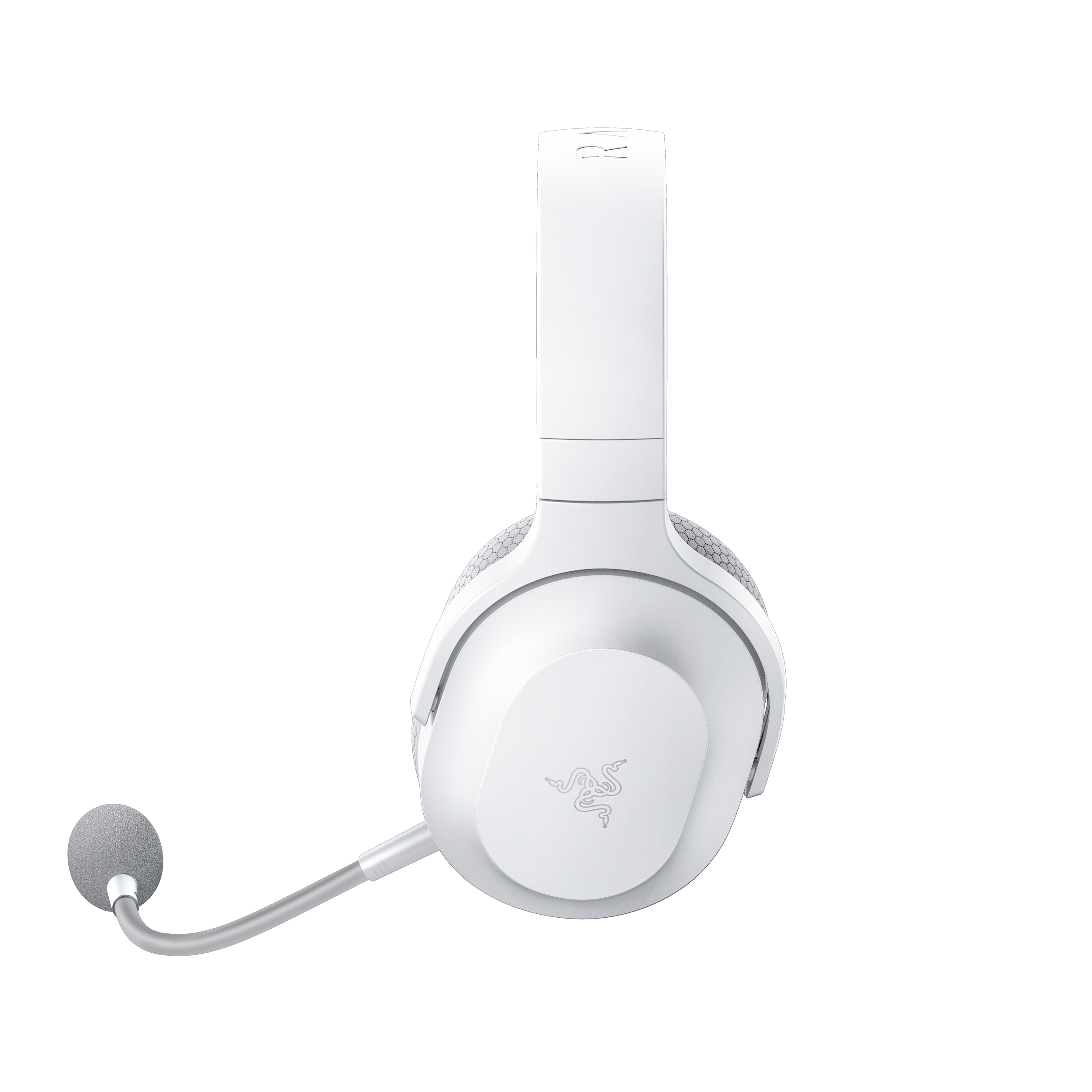 A large main feature product image of Razer Barracuda X (2022) - Wireless Multi-Platform Gaming Headset (Mercury White)