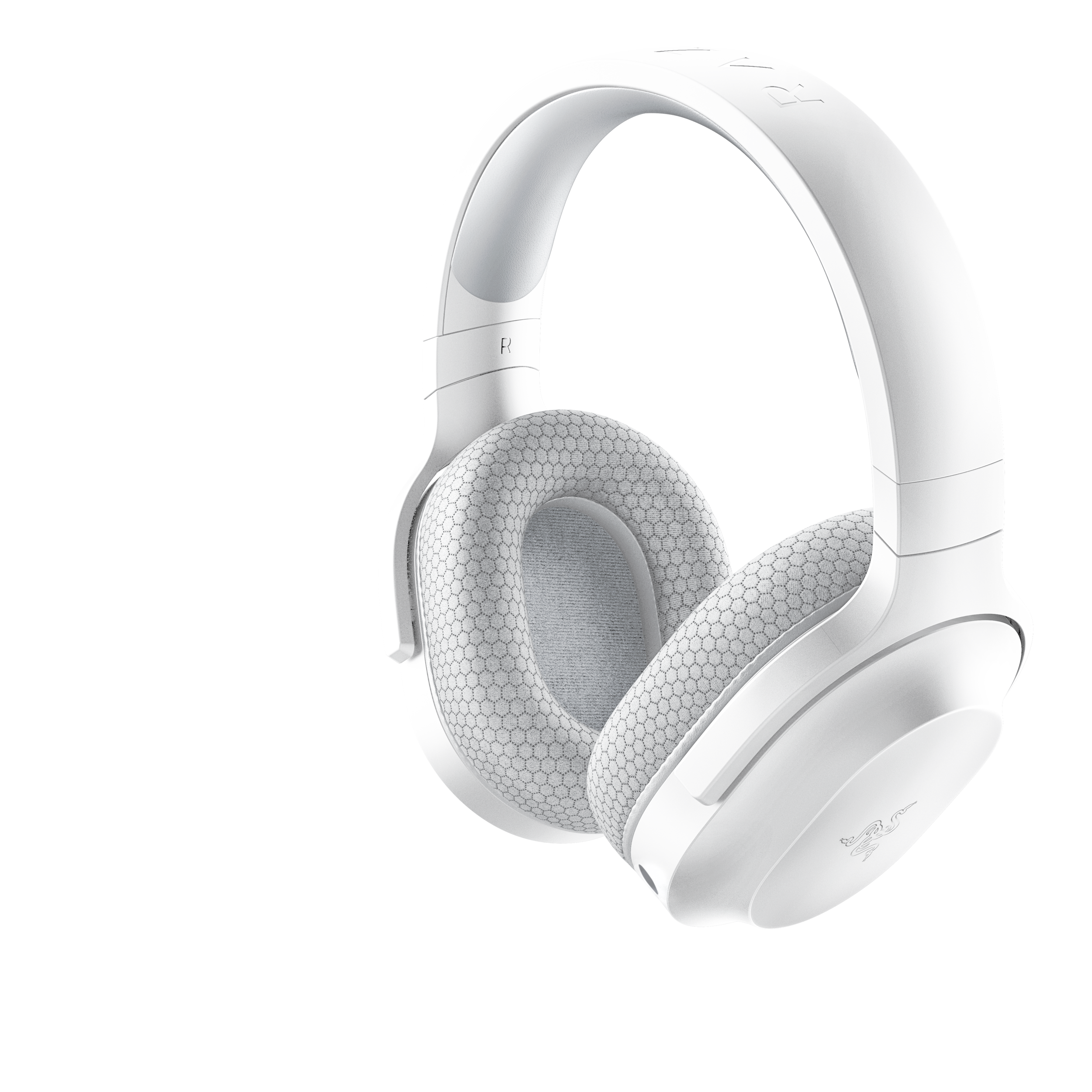 A large main feature product image of Razer Barracuda X (2022) - Wireless Multi-Platform Gaming Headset (Mercury White)
