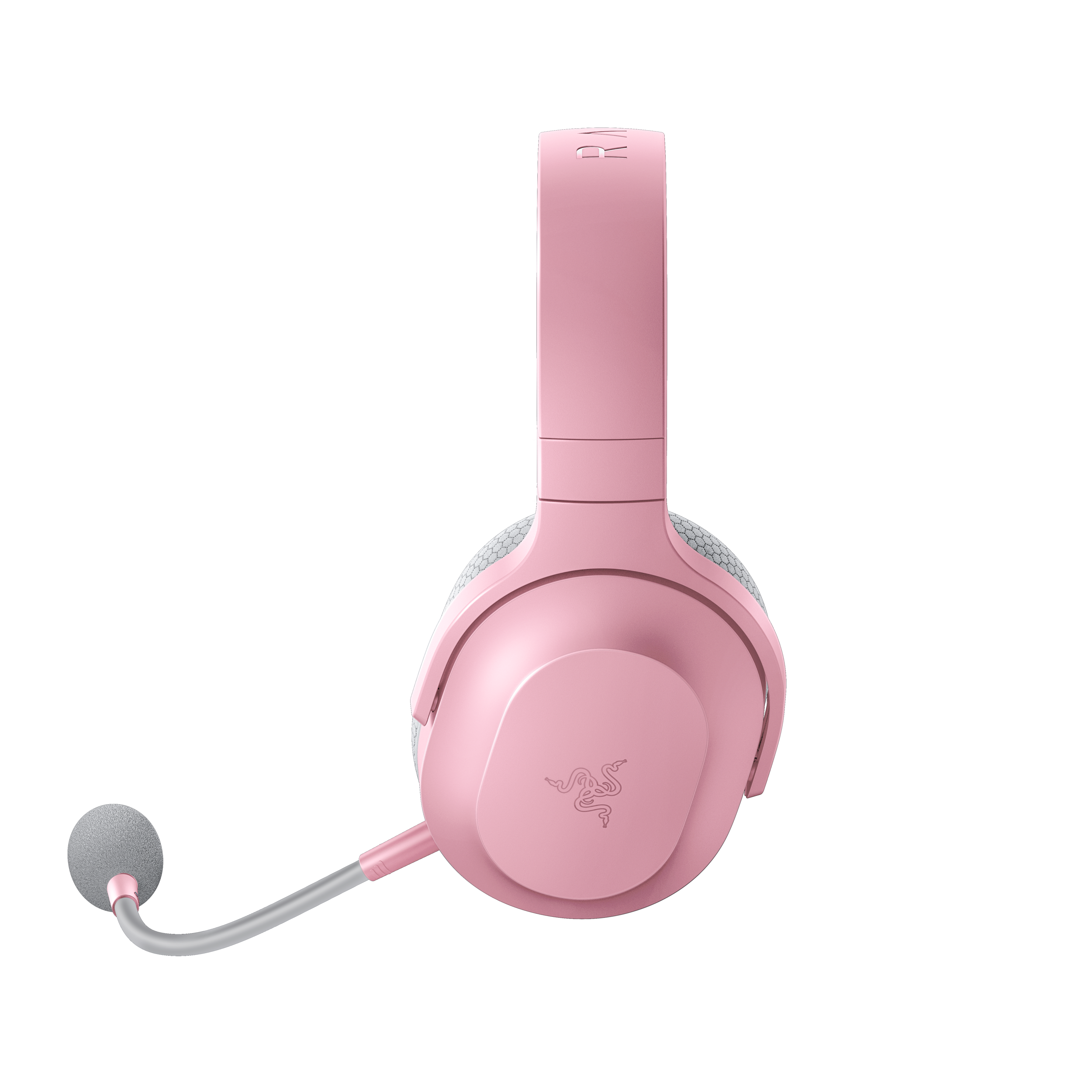 A large main feature product image of Razer Barracuda X (2022) - Wireless Multi-Platform Gaming and Mobile Headset - Quartz Pink 