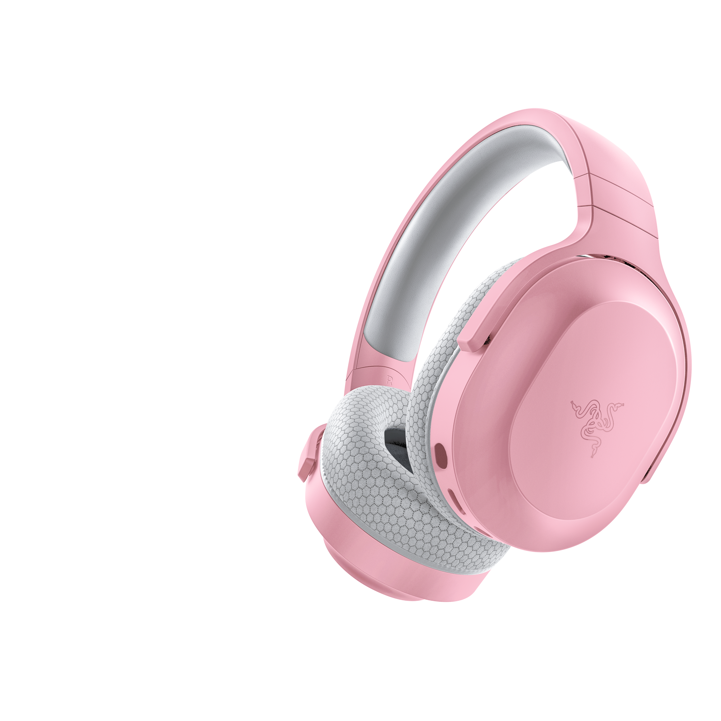 A large main feature product image of Razer Barracuda X (2022) - Wireless Multi-Platform Gaming and Mobile Headset - Quartz Pink 