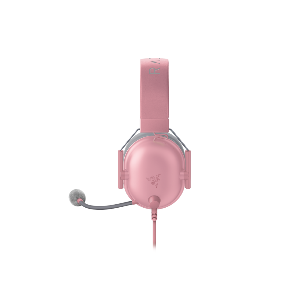 A large main feature product image of Razer BlackShark V2 X - Wired Gaming Headset (Quartz Pink)