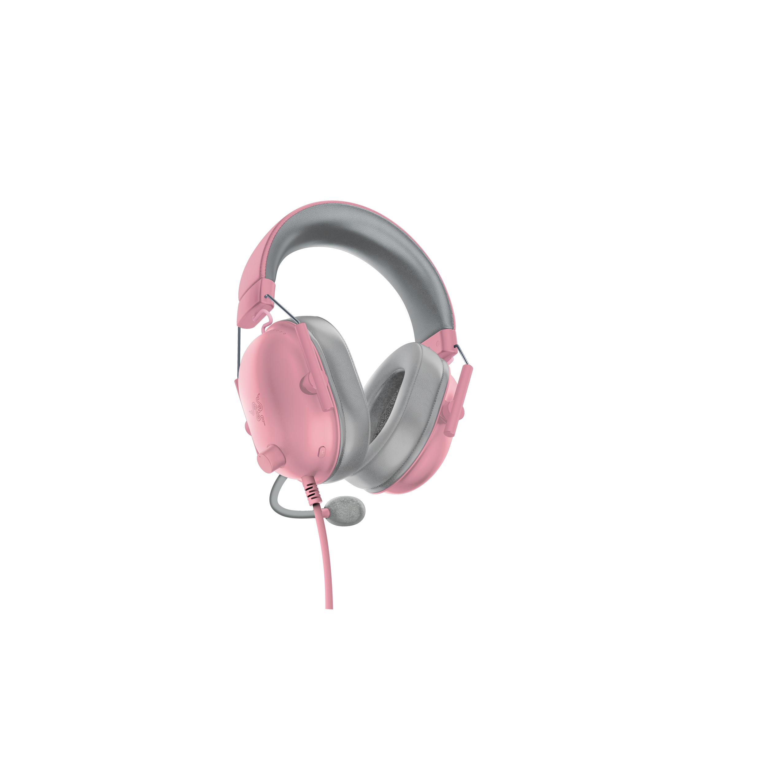 A large main feature product image of Razer BlackShark V2 X - Wired Gaming Headset (Quartz Pink)