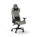 A product image of Corsair T3 RUSH Gaming Chair (2023) - Gray/White