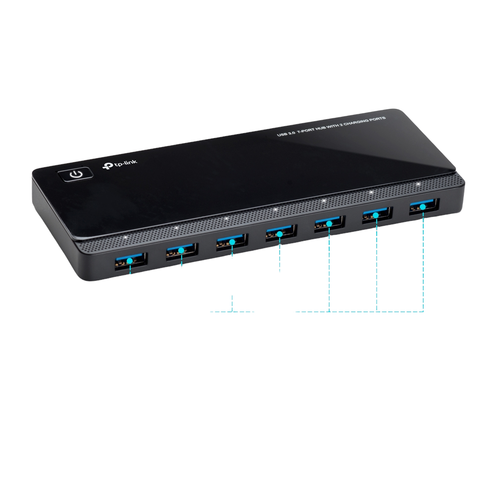 TP-Link UH720 - 7-Port USB 3.0 Hub with Charging