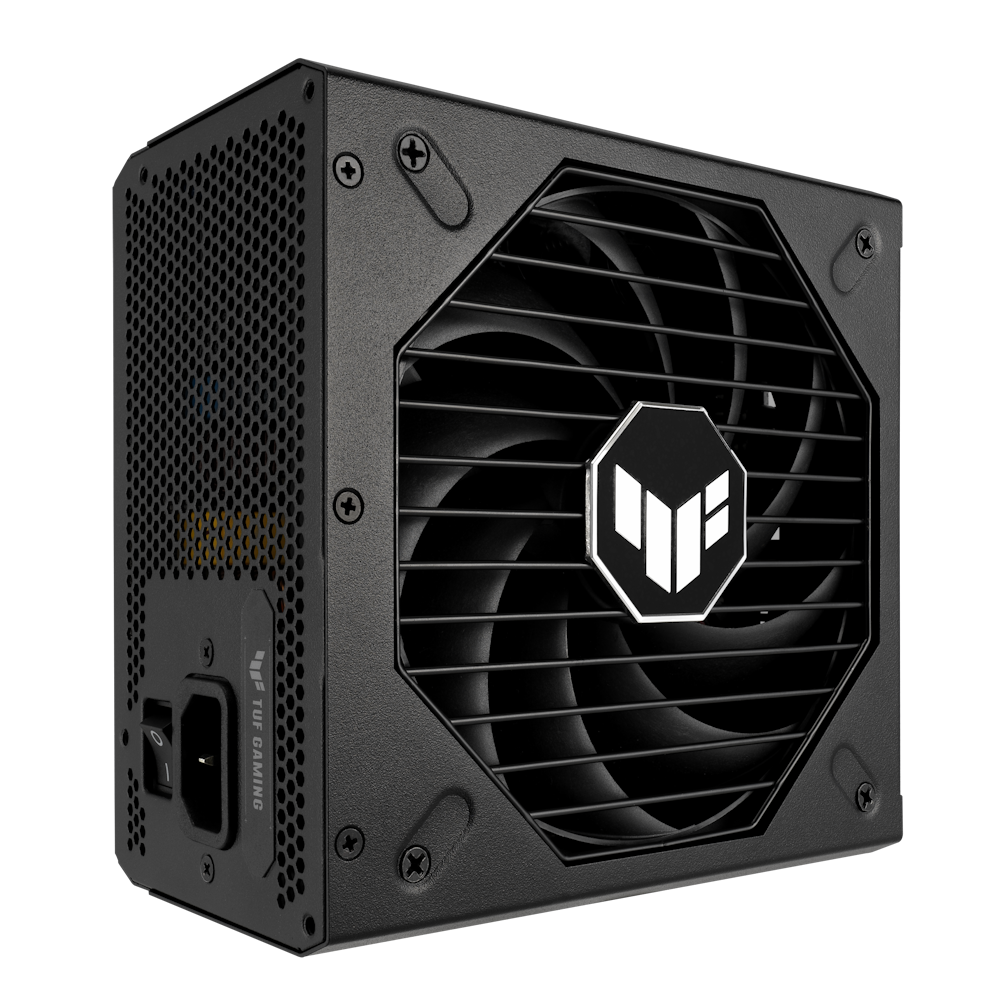 A large main feature product image of ASUS TUF Gaming 850W Gold ATX Modular PSU