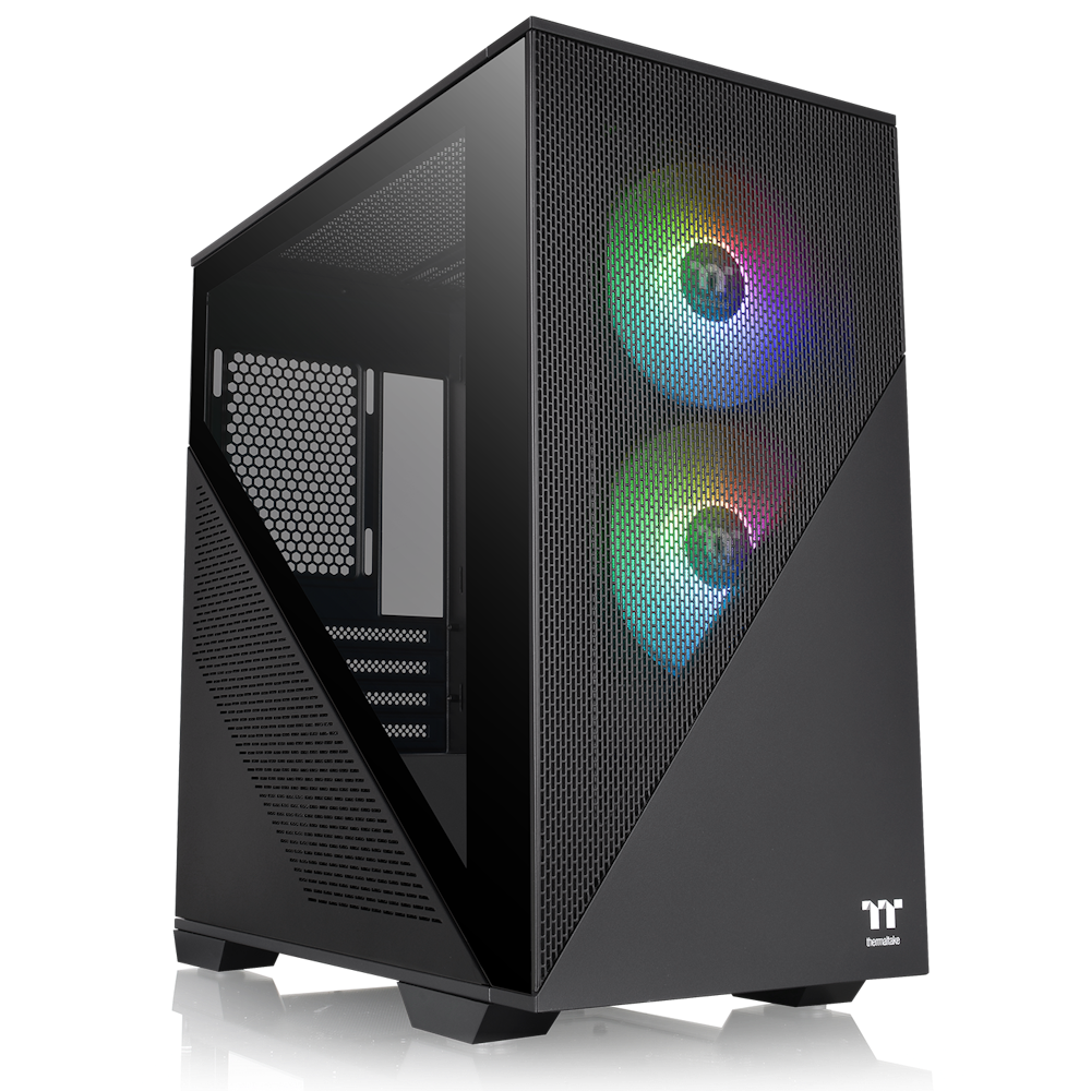 A large main feature product image of Thermaltake Divider 170 - ARGB Micro Tower Case (Black)