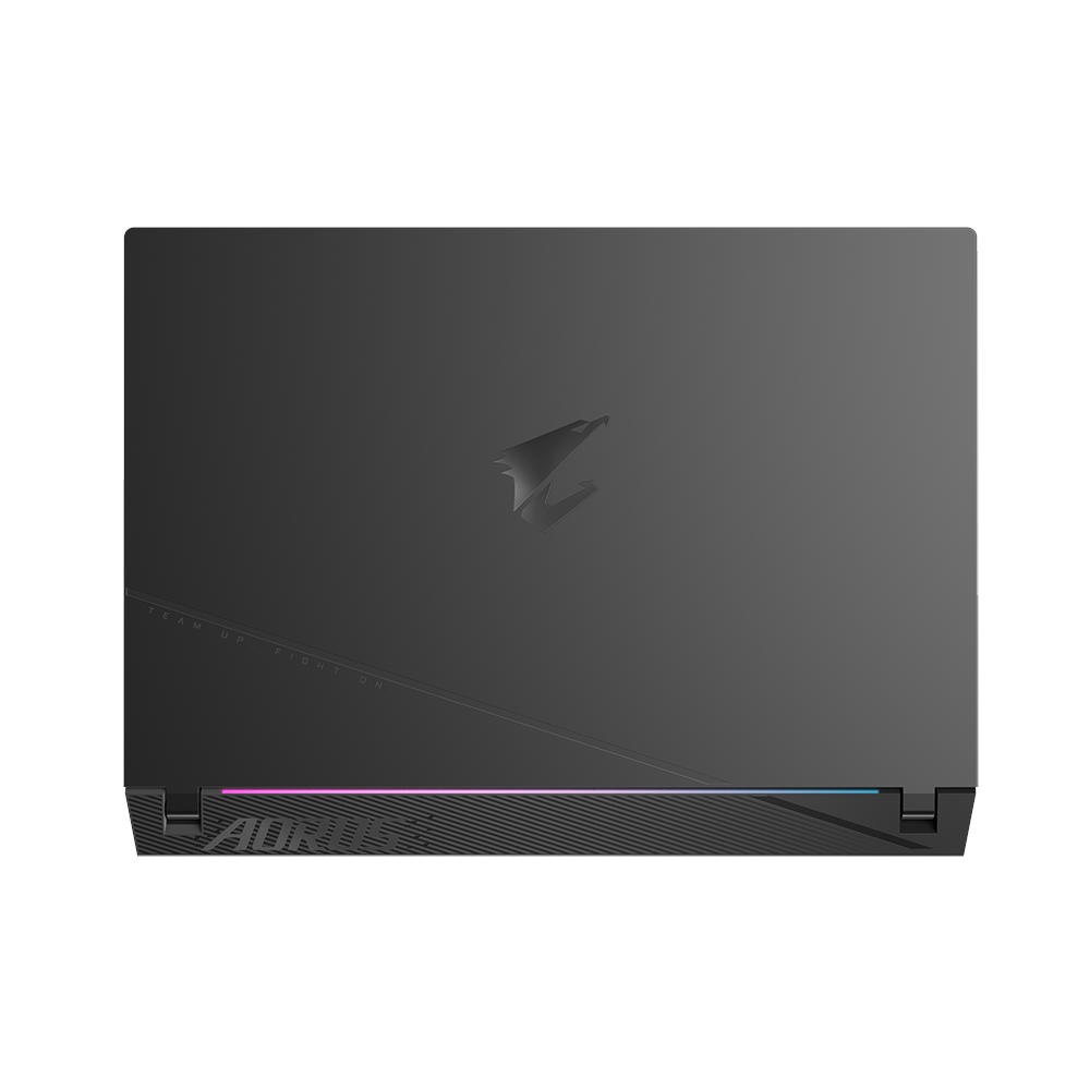 A large main feature product image of Gigabyte AORUS 17 BSF-73AU654SH 17.3" 240Hz 13th Gen i7 13700H RTX 4070 Win 11 Gaming Notebook