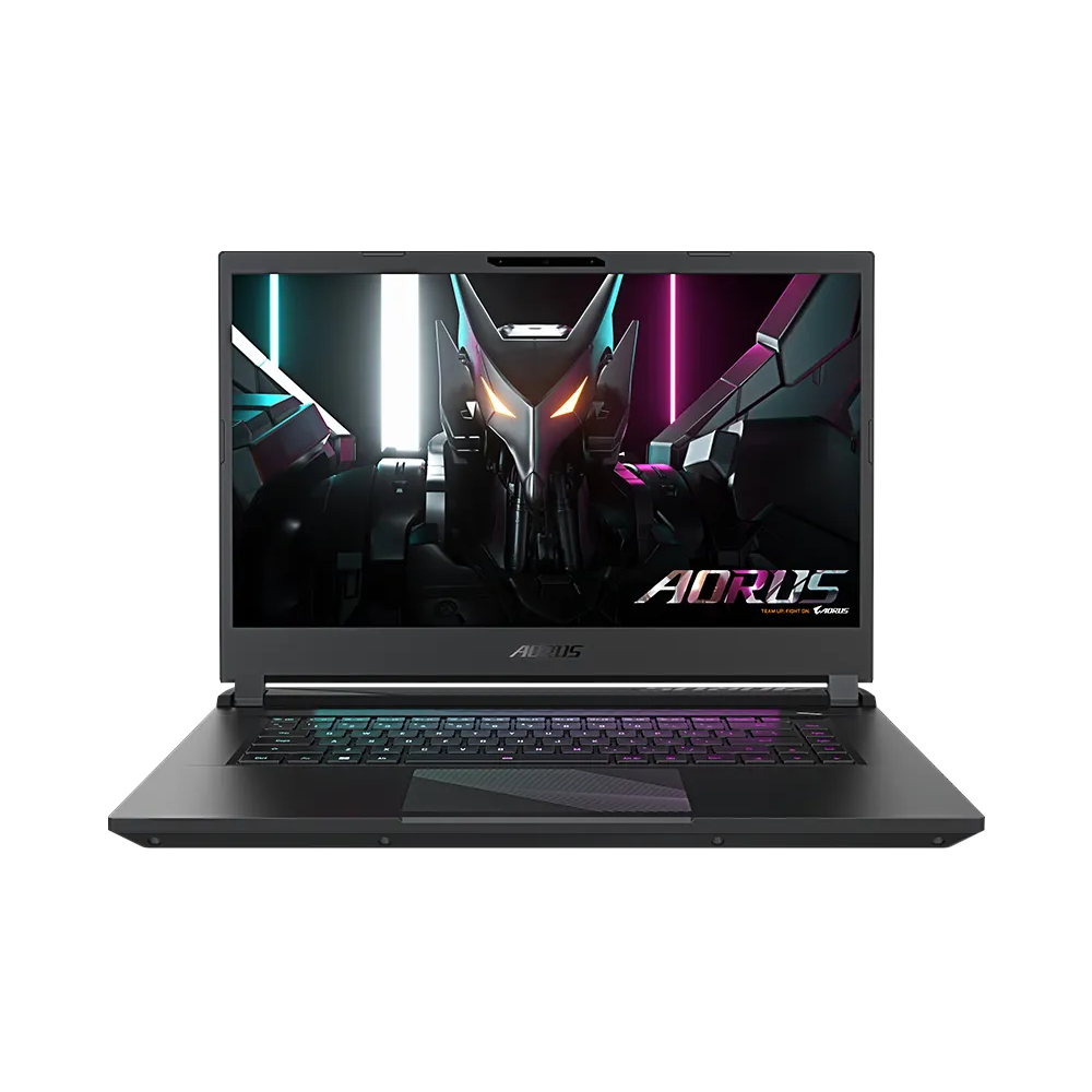 A large main feature product image of Gigabyte AORUS 15 BSF-73AU754SH 15.6" 165Hz 13th Gen i7 13700H RTX 4070 Win 11 Gaming Notebook