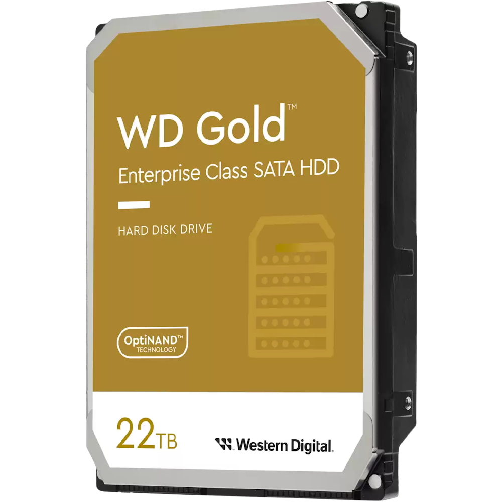 WD Gold 3.5" Enterprise Class HDD - 22TB 512MB