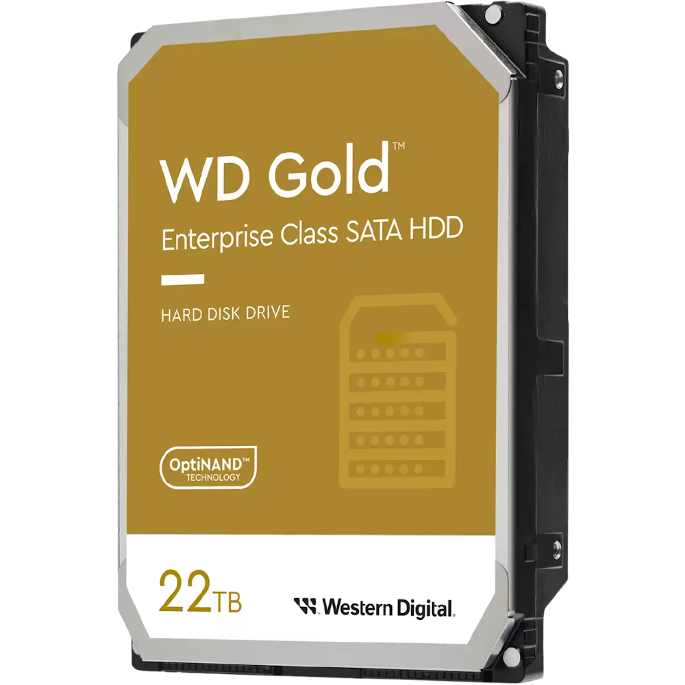 WD Gold 3.5" Enterprise Class HDD - 22TB 512MB