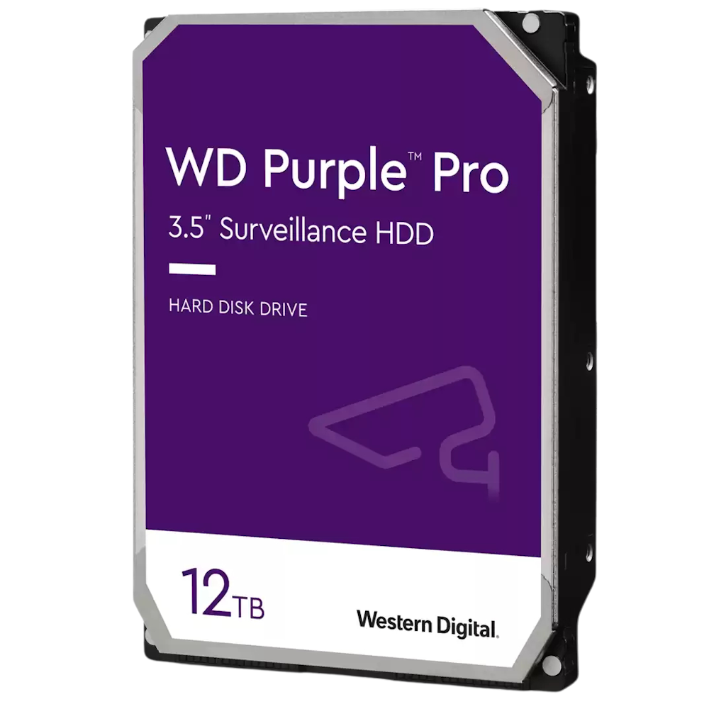 WD Purple Pro 3.5" Surveillance HDD - 12TB 256MB