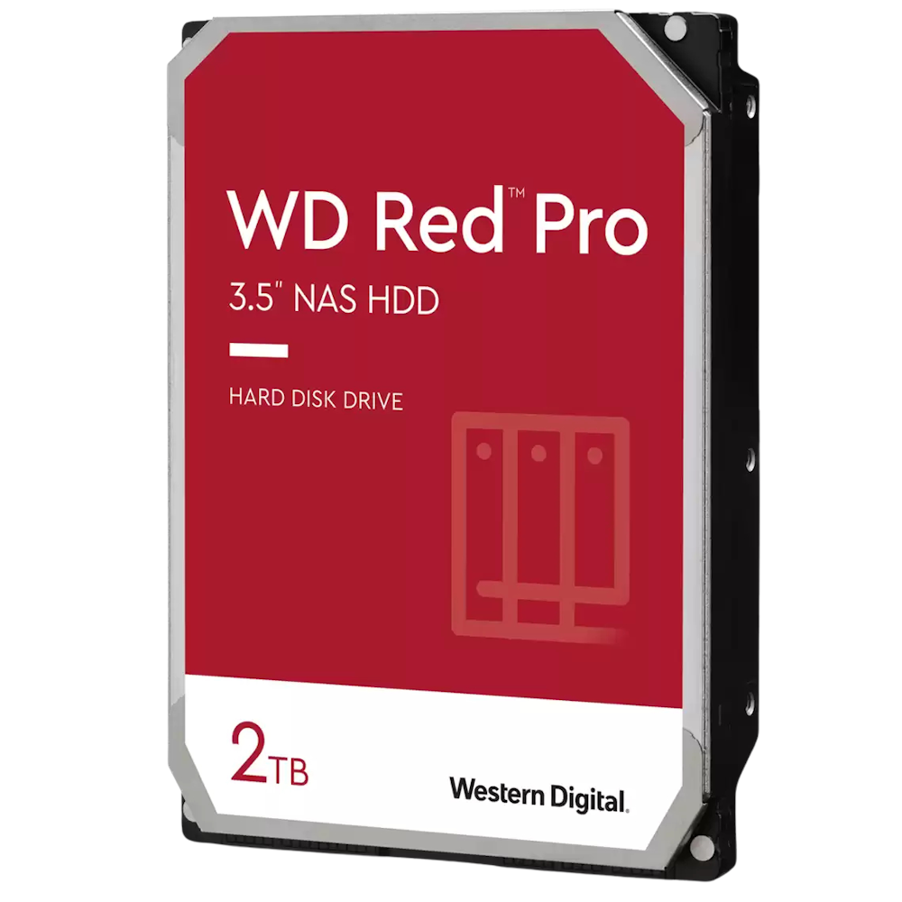 WD Red Pro 3.5" NAS HDD - 2TB 64MB