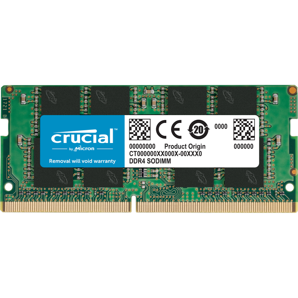 Crucial 16GB Single (1x16GB) DDR4 SO-DIMM C22 3200MHz