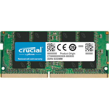 Product image of Crucial 4GB Single (1x4GB) DDR4 SO-DIMM C17 2400MHz - Click for product page of Crucial 4GB Single (1x4GB) DDR4 SO-DIMM C17 2400MHz